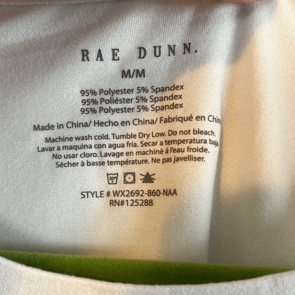 FINAL PRICE DROP ⬇️ Rae Dunn | “Top Knots & Squats” Cropped T-Shirt - Picture 5 of 8